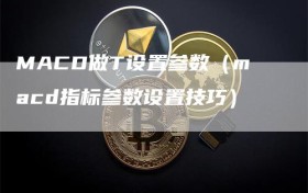 MACD做T设置参数（macd指标参数设置技巧）