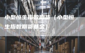 小型恒生指数期货（小型恒生指数期货基金）