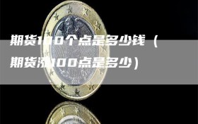 期货100个点是多少钱（期货涨100点是多少）