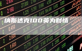 纳斯达克100英为财情