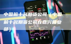 中国前十名期货公司（中国前十名期货公司在嘉兴营业部）