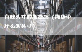 有吃头寸的期货吗（期货中什么叫头寸）