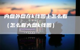 内盘外盘在k线图上怎么看（怎么看大盘k线图）