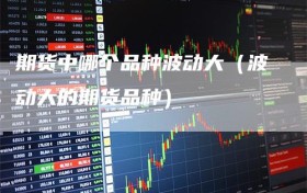 期货中哪个品种波动大（波动大的期货品种）
