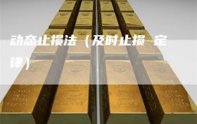 动态止损法（及时止损 定律）