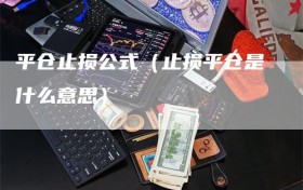 平仓止损公式（止损平仓是什么意思）
