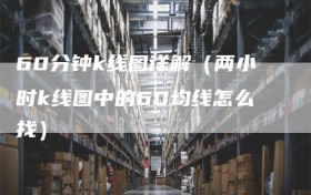 60分钟k线图详解（两小时k线图中的60均线怎么找）
