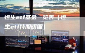 恒生etf基金一览表（恒生etf持股明细）