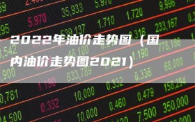 2022年油价走势图（国内油价走势图2021）