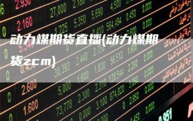 动力煤期货直播(动力煤期货zcm)