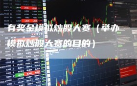 有奖金模拟炒股大赛（举办模拟炒股大赛的目的）