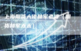上海期货大佬林军老婆（期货林军太太）