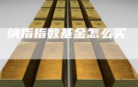 纳指指数基金怎么买
