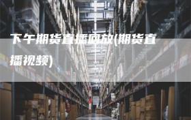 下午期货直播回放(期货直播视频)