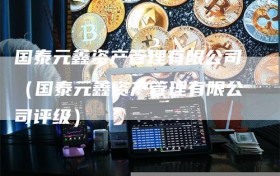 国泰元鑫资产管理有限公司（国泰元鑫资产管理有限公司评级）