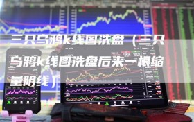 三只乌鸦k线图洗盘（三只乌鸦k线图洗盘后来一根缩量阴线）