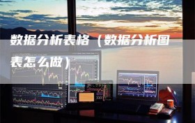 数据分析表格（数据分析图表怎么做）