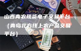 山西青农现货电子交易平台（青岛北方线上农产品交易平台）