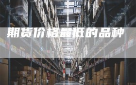 期货价格最低的品种