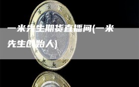 一米先生期货直播间(一米先生创始人)