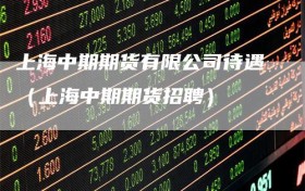 上海中期期货有限公司待遇（上海中期期货招聘）