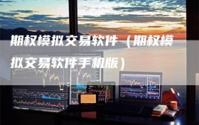 期权模拟交易软件（期权模拟交易软件手机版）