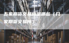 五家期货交易所是哪些（几家期货交易所）