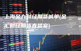 上海金九财经期货喊单(金汇财经期货直播室)