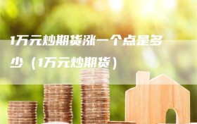 1万元炒期货涨一个点是多少（1万元炒期货）