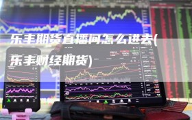 乐丰期货直播间怎么进去(乐丰财经期货)