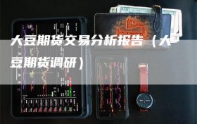 大豆期货交易分析报告（大豆期货调研）