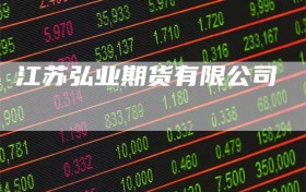 江苏弘业期货有限公司