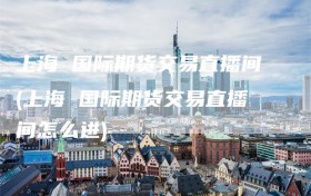 上海 国际期货交易直播间(上海 国际期货交易直播间怎么进)