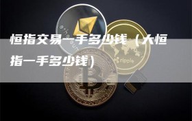 恒指交易一手多少钱（大恒指一手多少钱）