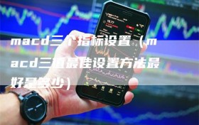 macd三个指标设置（macd三值最佳设置方法最好是多少）