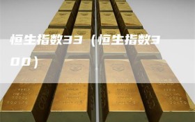 恒生指数33（恒生指数300）