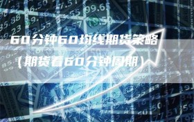 60分钟60均线期货策略（期货看60分钟周期）