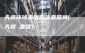 天道环球金融期货直播间(天道 直播)