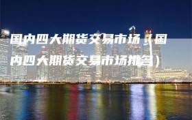国内四大期货交易市场（国内四大期货交易市场排名）