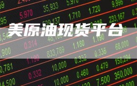 美原油现货平台