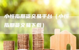 小恒指期货交易平台（小恒指期货交易下载）