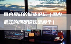 国内最旺的期货论坛（国内最旺的期货论坛是哪个）