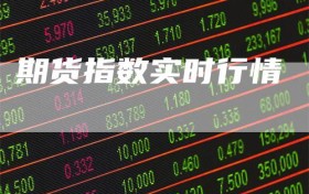 期货指数实时行情