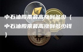 中石油股票最高涨到多少（中石油股票最高涨到多少钱）