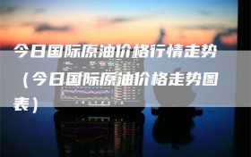 今日国际原油价格行情走势（今日国际原油价格走势图表）