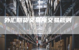 外汇期货交易所交易规则