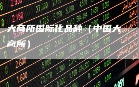 大商所国际化品种（中国大商所）