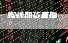 蜘蛛期货直播