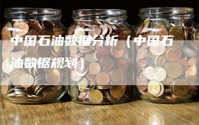 中国石油数据分析（中国石油数据规划）