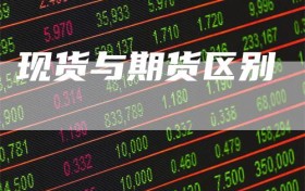 现货与期货区别